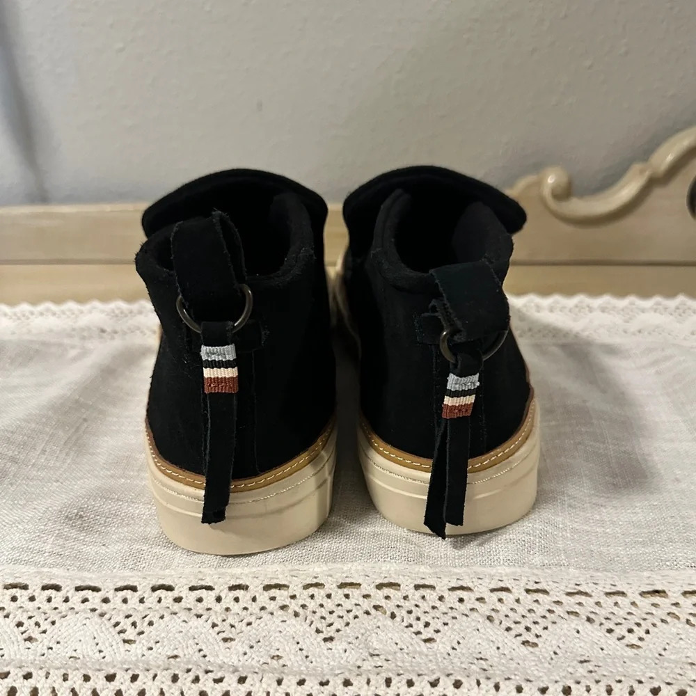 Black TOMS‎ platform espadrille - Picture 4 of 11